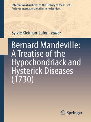 cover image of Bernard Mandeville